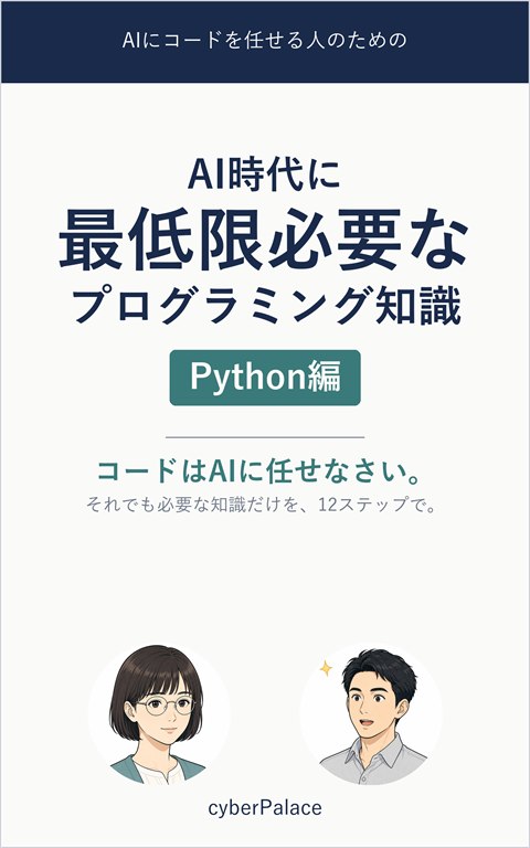 AI時代に最低限必要なプログラミング知識 Python編の表紙
